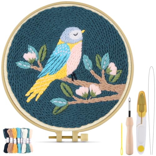Image of TINDTOP Punch Needle Kits, DIY Punch Embroidery Kits