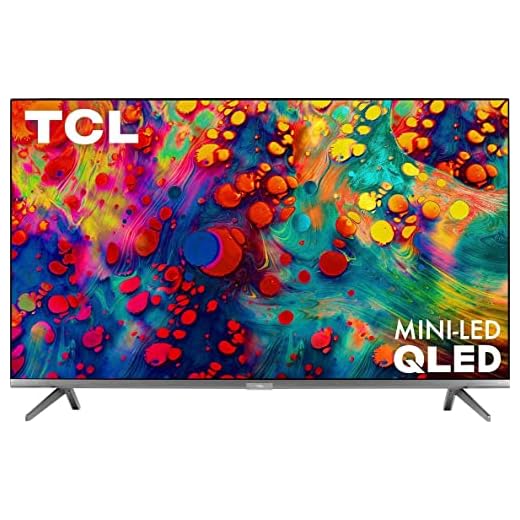 TCL 75-inch 6-Series 4K UHD Dolby Vision HDR QLED Roku Smart TV - 75R635, 2021 Model