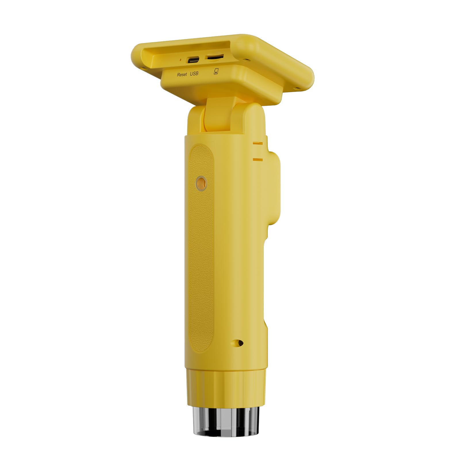 Microscopio Digital de Mano, Pantalla IPS de 2,8 Pulgadas, Aumento de 120X, 8 Luces LED, Lupa Portátil Recargable, Microscopio de Bolsillo con Pinzas para Diapositivas para Adultos y Niños