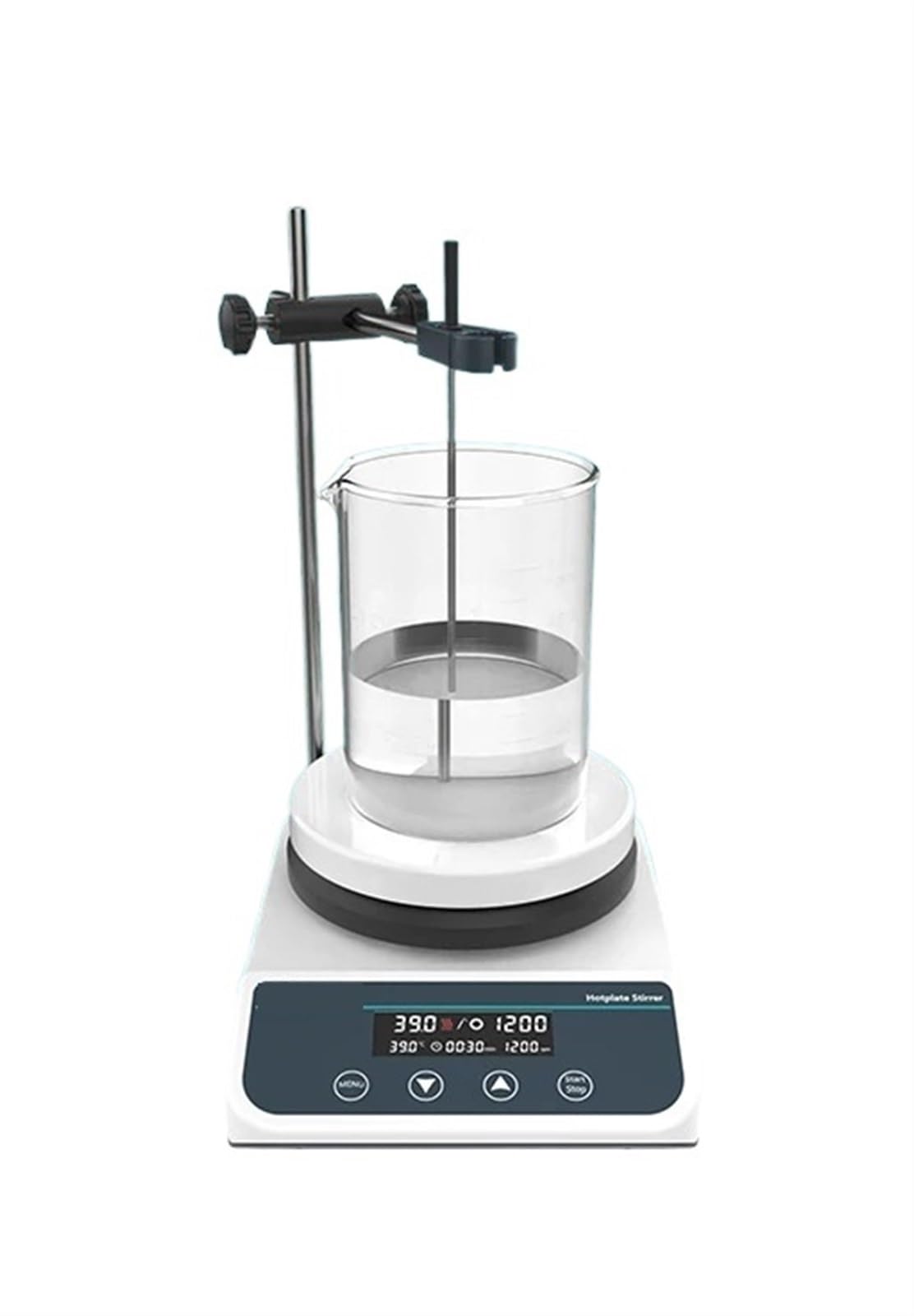 Miniaturowy mieszadło wirowe, Mieszadło Magnetyczne Termostatyczne Z Laboratoryjną Płytą Grzejną Wyświetlaczem Cyfrowym,do laboratorium(HS550Pro(20L LCD))
