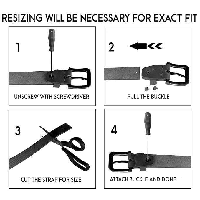 Image of HORNBULL Mens Alane Leather Belt | Casual Leather Belt for Men