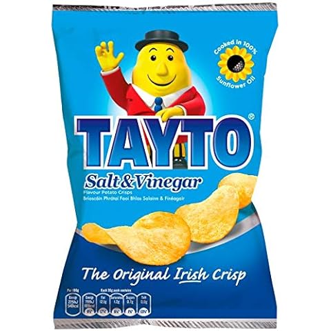 TAYTO SALT AND VINEGAR CRISPS 8 X 35g PACKS Cover