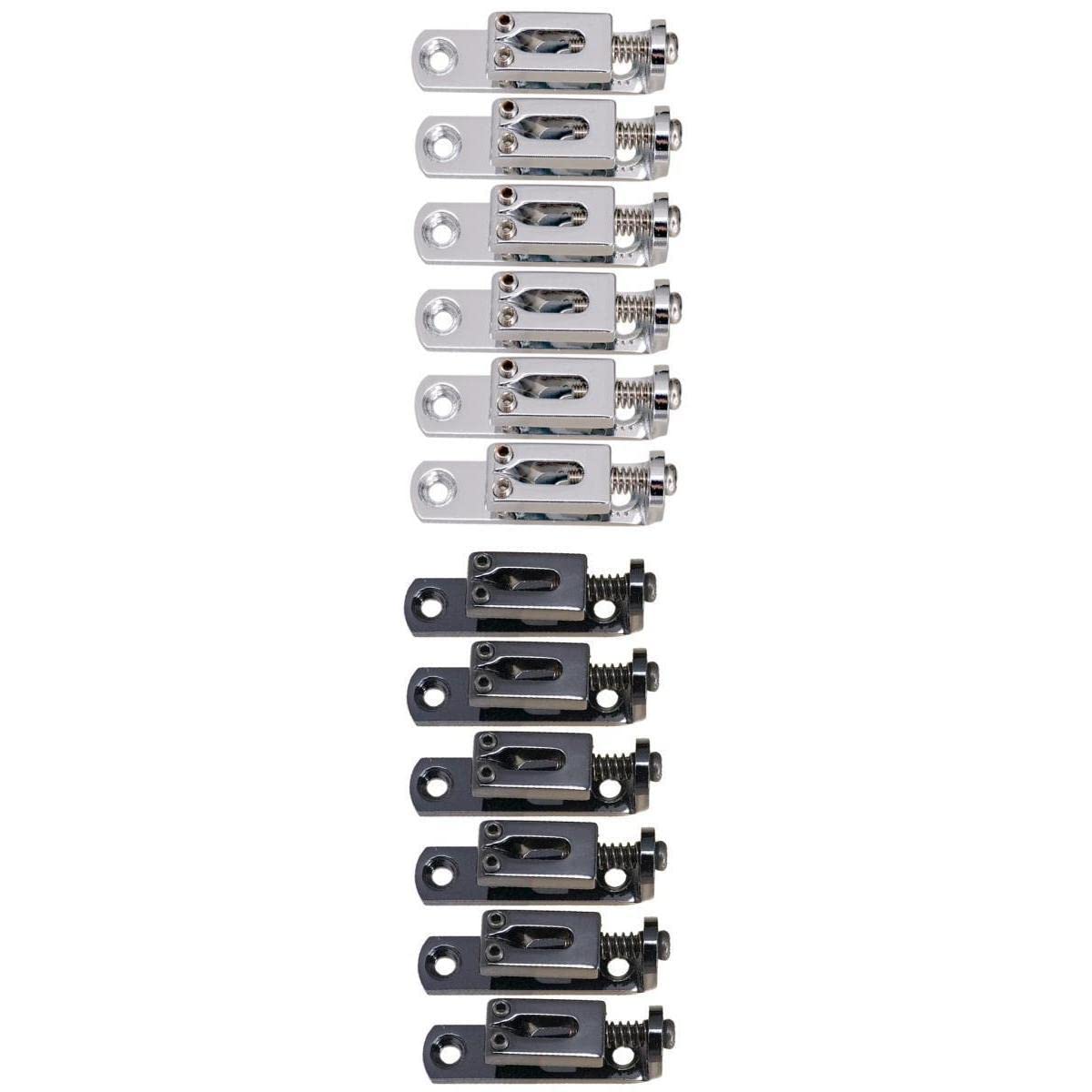 Merishopp 2 Colors Individual Single Bridge Saddles for 6-String Electric Guitar Parts | Musical Instruments & Gear | Guitars & Basses | Parts & Accessories | Guitar Parts | Saddles-picture-17