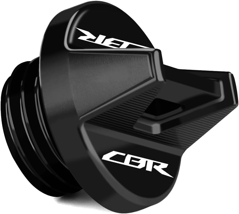 Motorcycle Engine Oil Filler Cap Plug Cover Screw Compatible with H.onda H.onda CBR600RR CBR1000RR CBR500R 2003-2024 2025 2026 Oil Cap CBR 600RR 1000RR 500RR CBR600RR Accessories (Black)