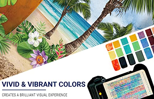 Allenjoy Summer Beach Ocean Backdrops For Photography Blue Sky Seaside Surfboard Background Tropical Palm Trees Kids Girls 1St Birthday Party Decor Banner Baby Shower 6X8Ft Photoshoot Photo Booth Prop #TOP2