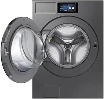 Samsung WF90F53ADS 5.3 Cu. Ft. Bespoke AI Dark Steel Front Load Smart Washer