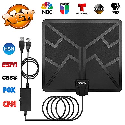 HDTV Antenna - Digital TV Antenna 130 Miles Indoor Amplified HD Antennas High