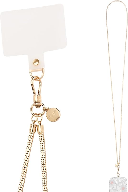 kate spade new york Crossbody Phone Chain - Detachable Neck Phone Lanyard - Heart of Gold