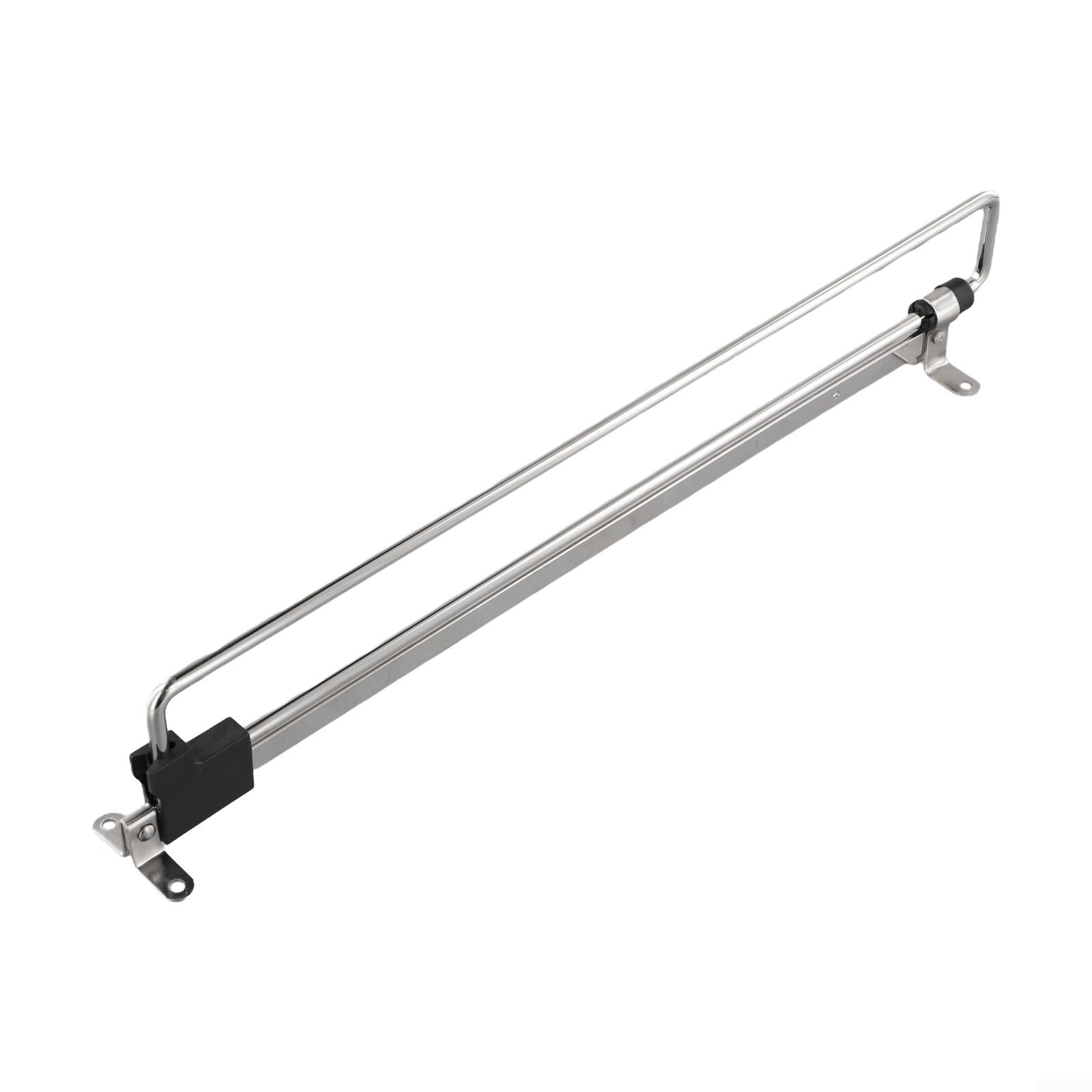 Pull Out Clothes Rail for Wardrobes Cabinets Heavy-Duty Iron Plastic Retractable Hanger Rack 16-Inch Extendable Slide-Out Storage Organizer