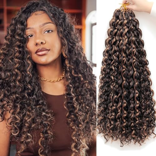 YXCHERISHAIR GoGo Curl Crochet hair Water Wave Crochet hair Highlight