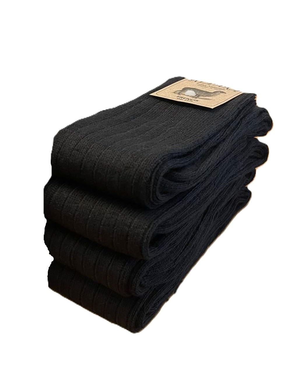 frencis - Calze Lunghe Uomo Donna in Lana & Alpaca – Calzini Termici Invernali Fino al Ginocchio, Punta e Tallone Rinforzati