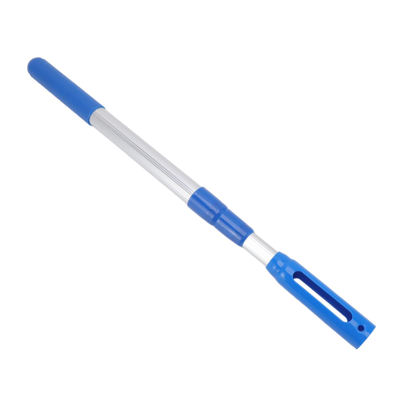 TOPINCN Professional Aluminium Telescopic Swimming Pool Pole, 3 Section Telescopic Pole Detachable Pool Net Handle Swimming Pool Accessory for Skimmer Nets Vacuum Brush