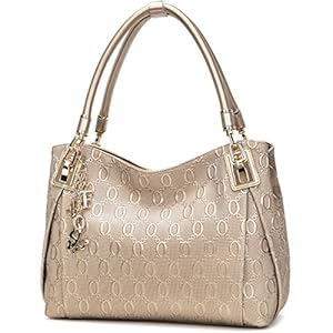 Leather-Handbag-for-Women-Ladies-Top-handle-Tote-Crossbody-Shoulder-Bag FOXER Purses