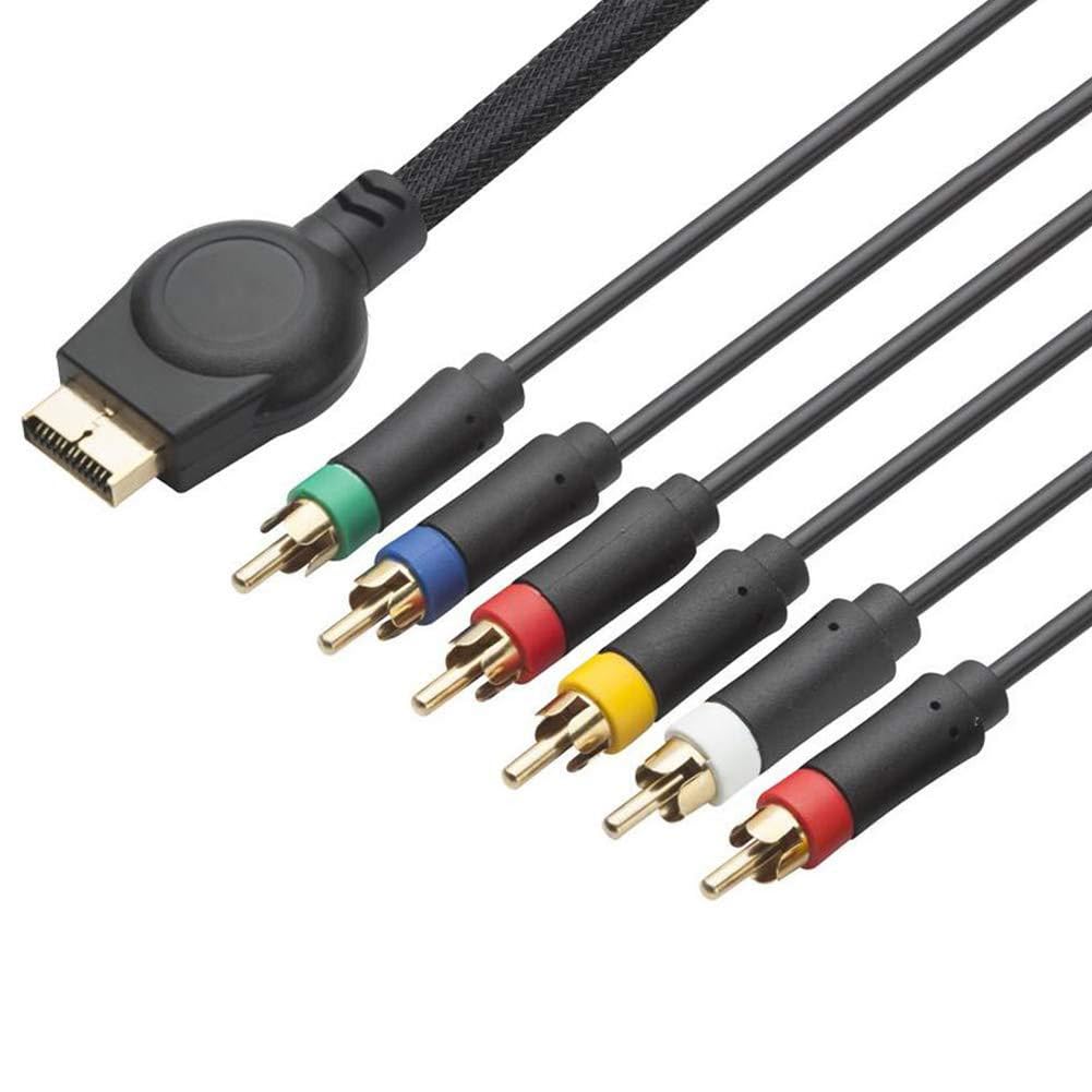 PS2 PS3 Kabel Komponentowy AV, 1,8 m Kabel Audio Wideo HD 1080P Kable do Komponentów YPbPr Wyjście YPRPB do Konsoli PS2/PS3, HDTV, Monitora
