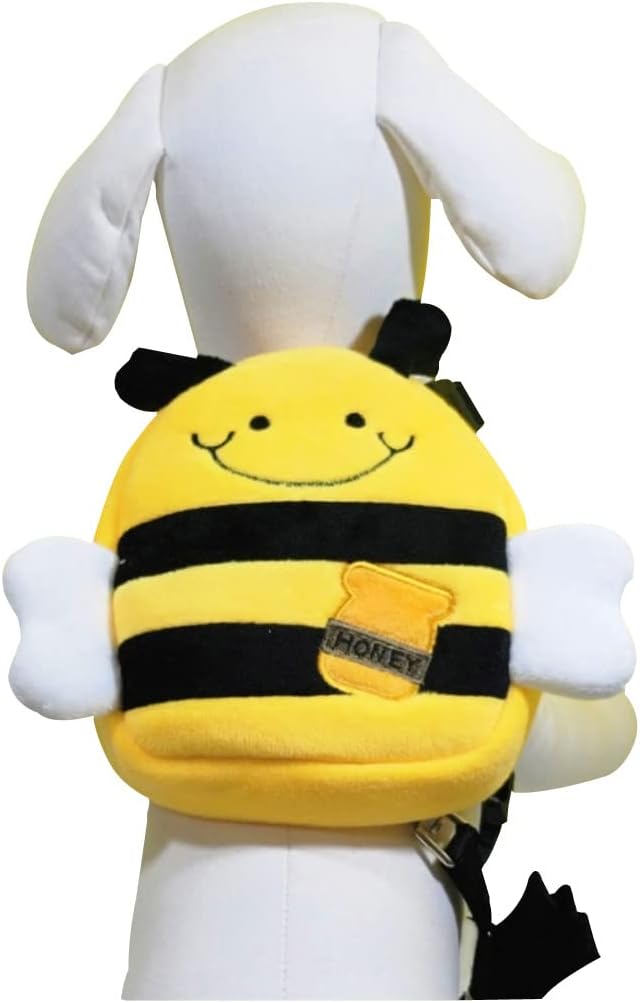 Dog Bag Travel Backpack Small~Medium Dog Honeybee Pet Bag(Size: S-M)