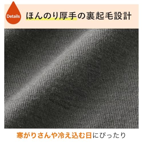 グンゼ 長袖インナーファイヤーアセドロン 中厚 裏起毛 冬の汗冷え ムレ防止 吸湿発熱 あったかインナー アセドロン MH0046 の商品画像 4