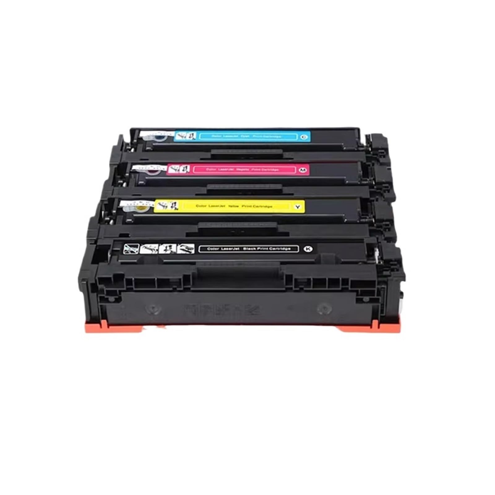 Compatibile con Canon, cartuccia toner 4 colori CRG-075 CRG-075H for modelli LBP646Cdw LB647Cdw MF662Cdw MF664Cdw MF665Cdw MF667Cdw(075 NO CHIP)