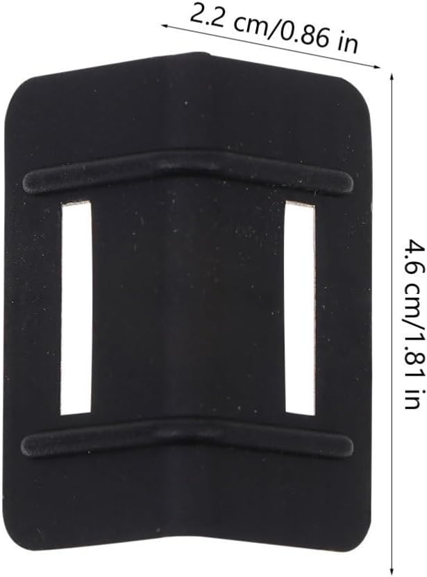 Alasum 100 Pcs Black Plastic Tie down Strap Corner Protectors Strong Flatbed Edge Guards that Prevent Cargo from Getting Crushed for Shipping and Packaging