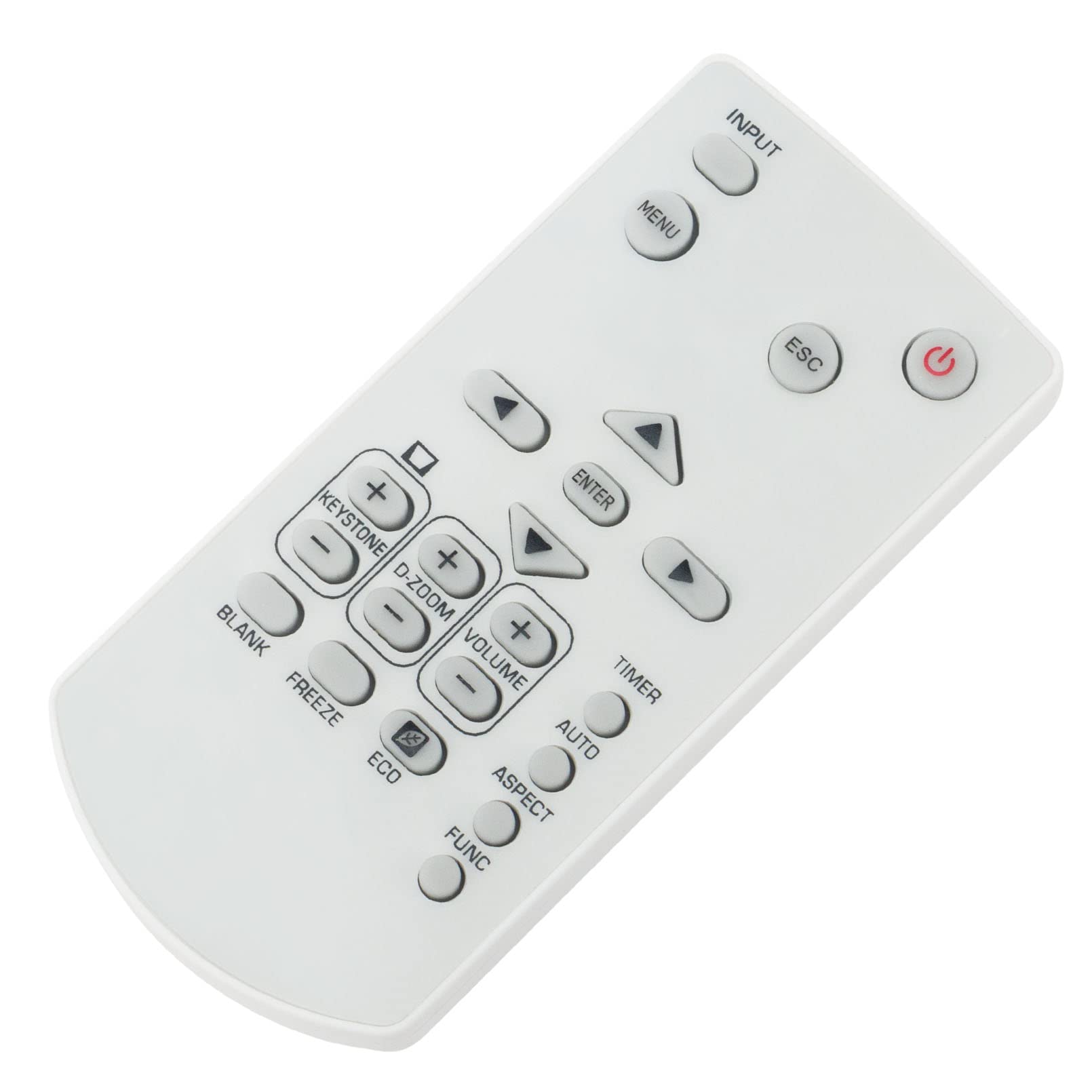 YT-150 VINABTY Infrared Replace Remote Control Fit for Projector XJ-V1 XJ-V2 XJ-VC100 XJ-VC110 XJ-VC270, Black - Image 3