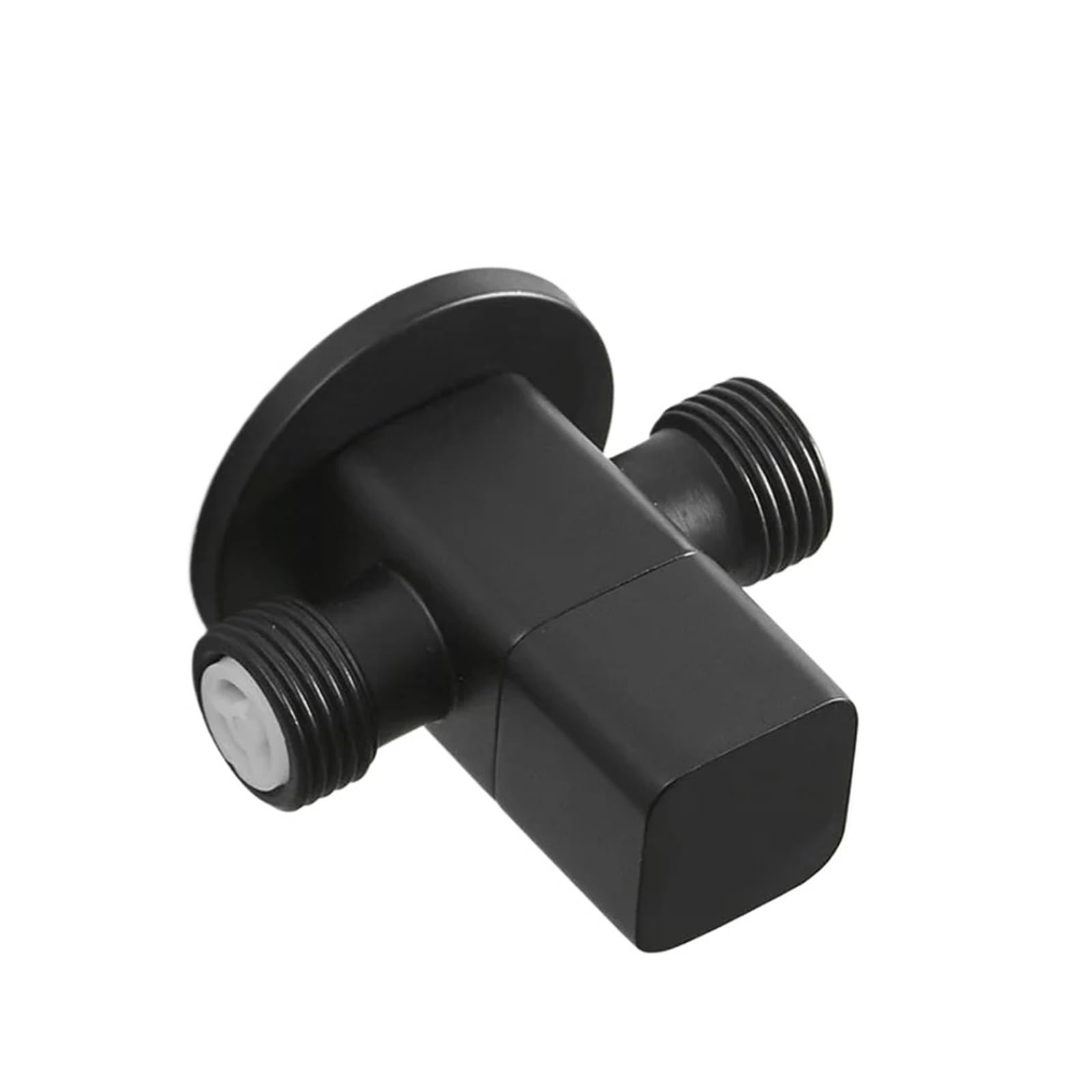 Bvhisehp C Matte Black Brass Angle Valve Household Tap Water Ontrol Switch Valve