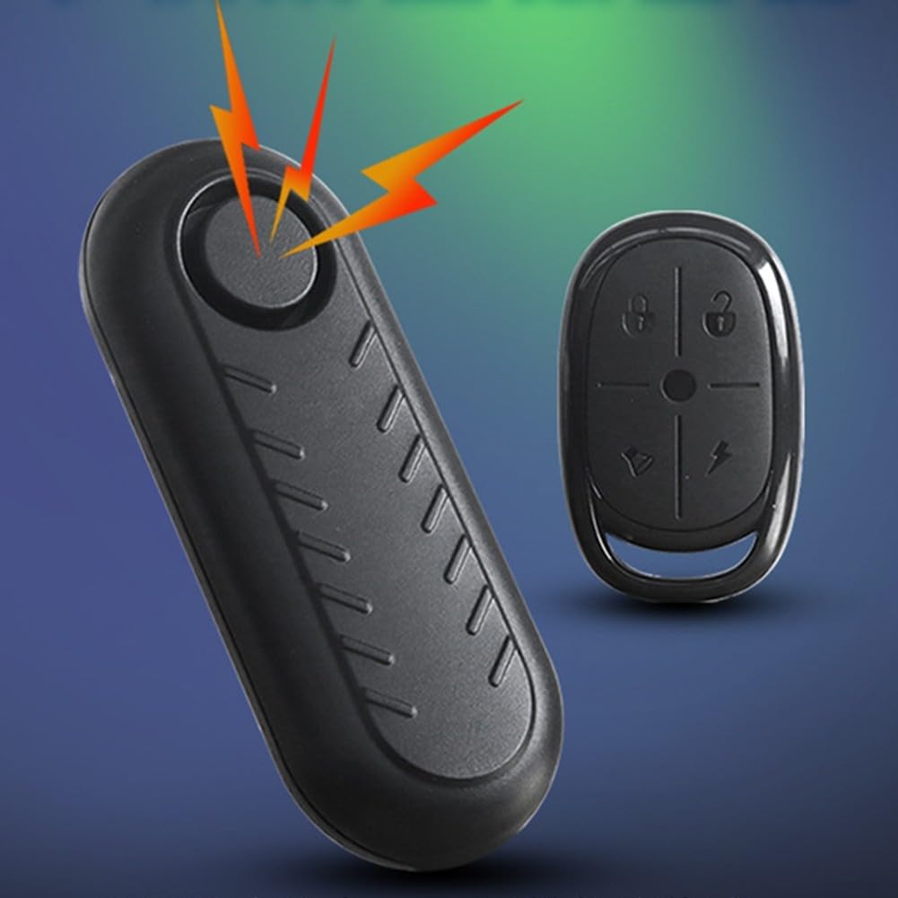 Alarma de alto decibelio para bicicleta, 110 dB, antirrobo, sistema de seguridad, impermeable, control remoto, vibración, inducción, para bicicletas, motocicletas, ABS, negro, 11,54,53