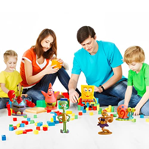 SpongeBob SquarePants Taarttoppers, SpongeBob Figuren Set, SpongeBob Taartdecoraties, Cupcaketoppers voor Kinderen… - Image 8