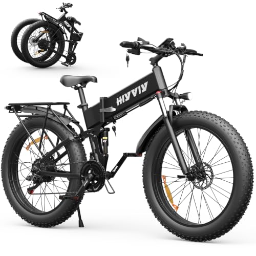 HiyViy 26-Inch Folding Fat Tire Electric Bike