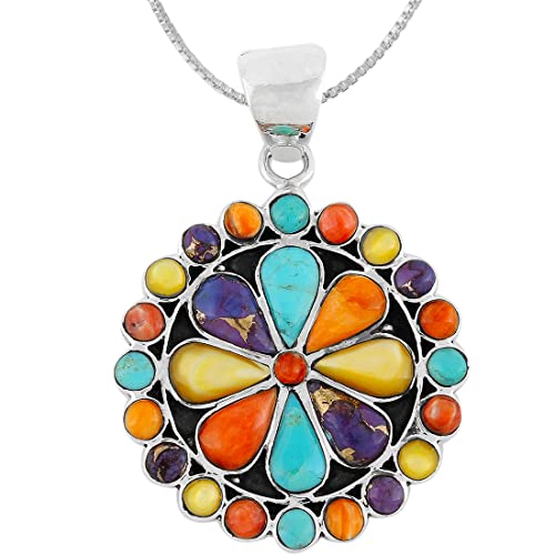 Turquoise Pendant Necklace 24