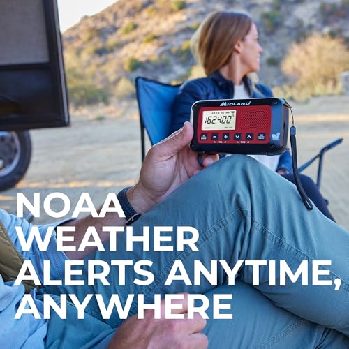 Midland ER40 Emergency Crank Weather Alert Radio w/Flashlight - Image 5