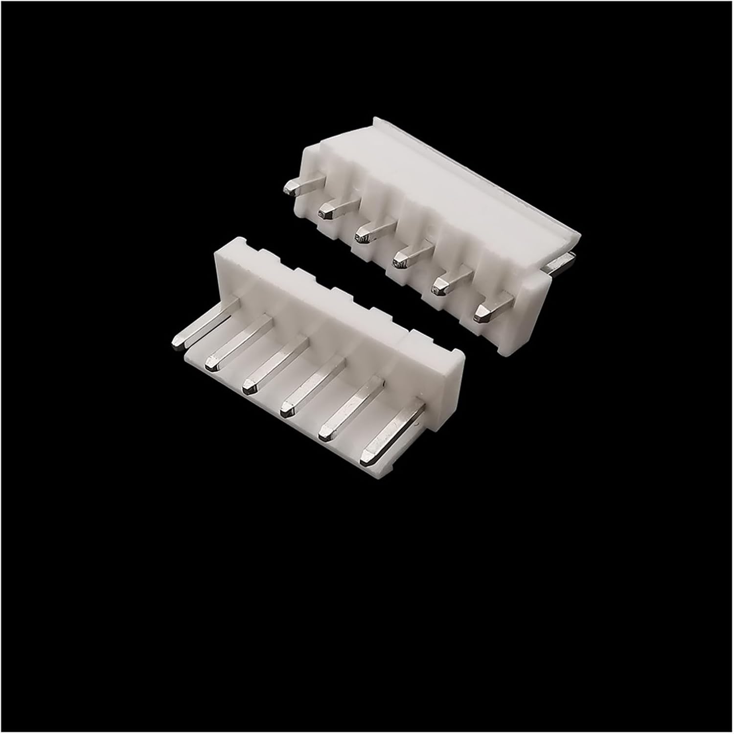 20Pcs JST VH 3.96mm Pitch 2/3/4/5/6/7/8 Pin Male Plug Housing Terminal Plastic Shell Connector VH3.96 Straight Pin(6Pin)