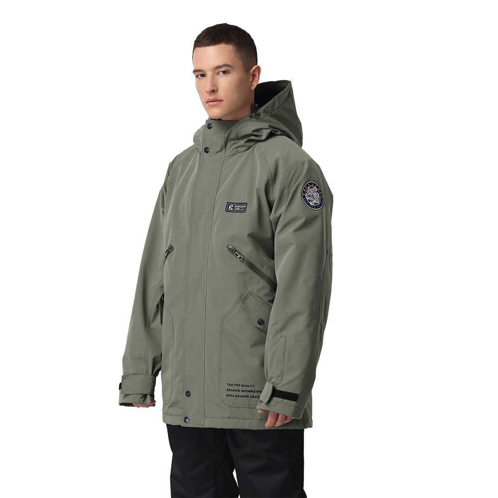 SEARIPE Womens Ski Jacket Mens Snow Jacket