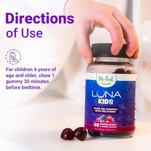 Luna | #1 Bedtime Supplement | Naturally Sourced Ingredients for Easier Bedtime | 60 Non-Habit Forming Vegan Capsules | Herbal Supplement with Melatonin, Valerian Root, Chamomile Non-GMO - Image 3