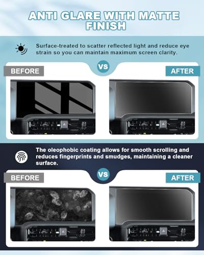 Image of CDEFG Matte Anti Glare for 2026 Toyota Land Cruiser Screen Protector, 12.3-Inch Touchscreen Tempered Glass for 2025 2026 Toyota Land Cruiser Accessories Screen Cover Anti-Fingerprint 9H