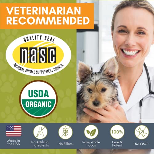 Wholistic Pet Organics: Multivitamin For Dogs Organic, Homemade Dog Food Supplement-Dog Multivitamin With Probiotics, Healthy Immune System, Digestive Support For All Ages #TOP6
