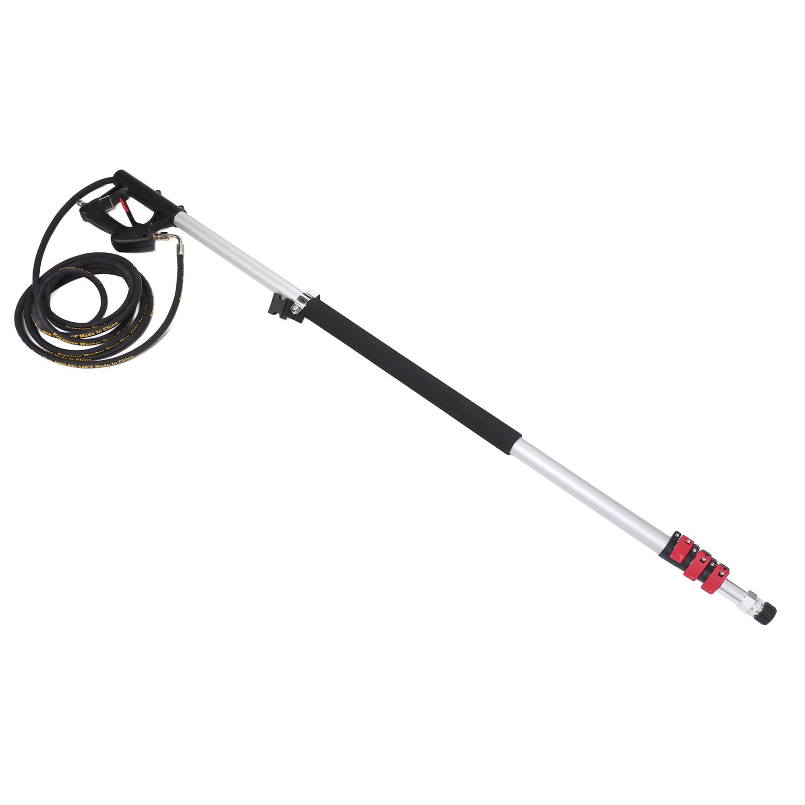 Varita de Extensión para Lavadora de Alta Presión, Conector Rápido de Entrada de Agua de 4000PSI, 6,55 M de Largo con Boquilla y Adaptador, Ideal para Limpieza Al Aire Libre