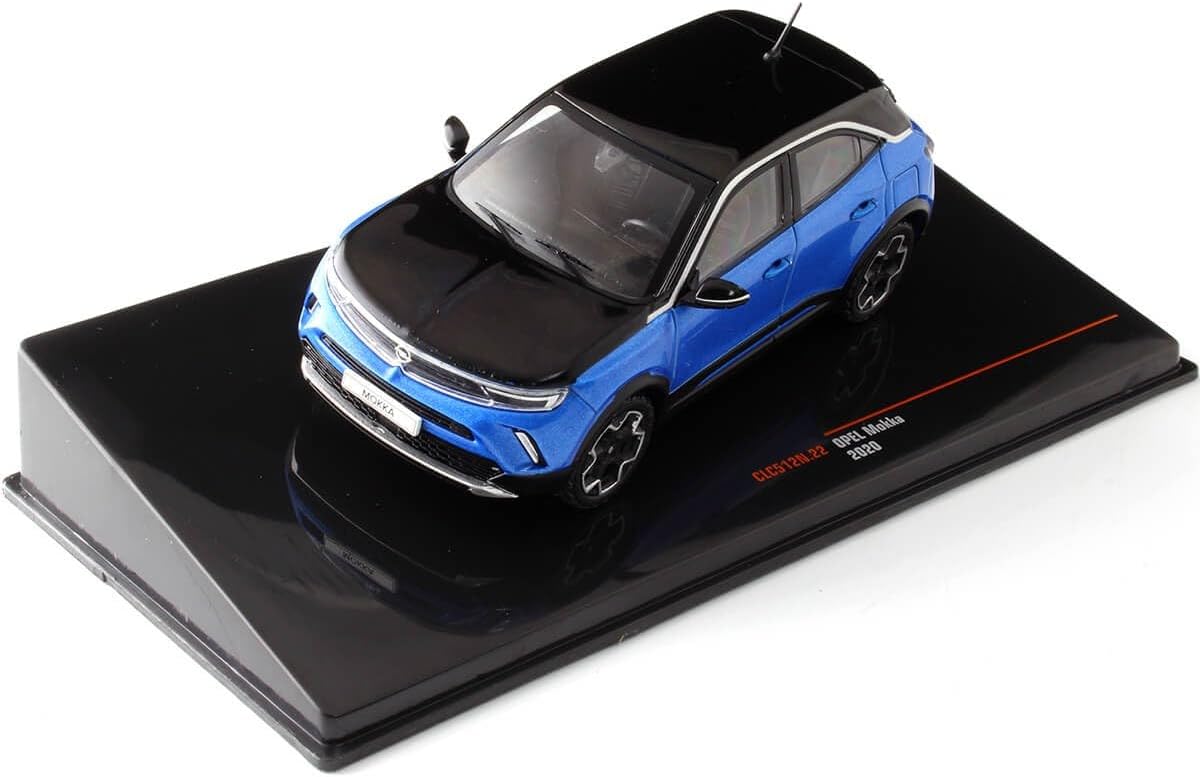 Kompatybilny z Opel Mokka Niebieski Metalizowany/Czarny 1:43 IXO Models CLC512N.22