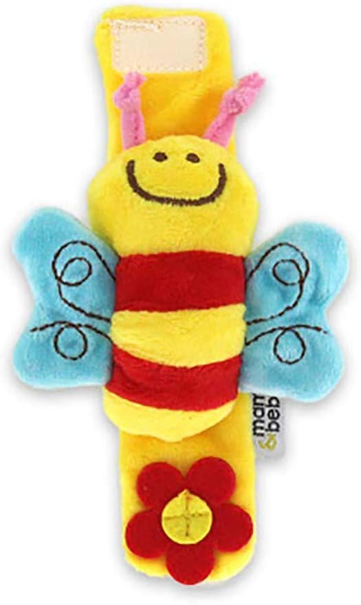 Mackur Cute Animal Baby Rattles Toys Wrist Bell Strap Rattles Developmental Soft Toys Dolls for Infants 15 * 10 CM 1pc