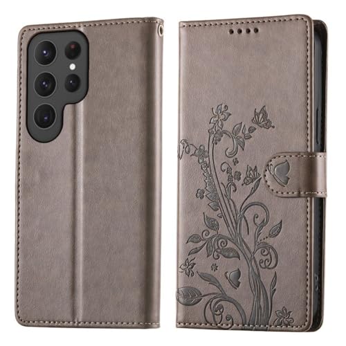 Étui pour Samsung S21 gris à motif papillon, l'accessoire idéal pour vos sorties