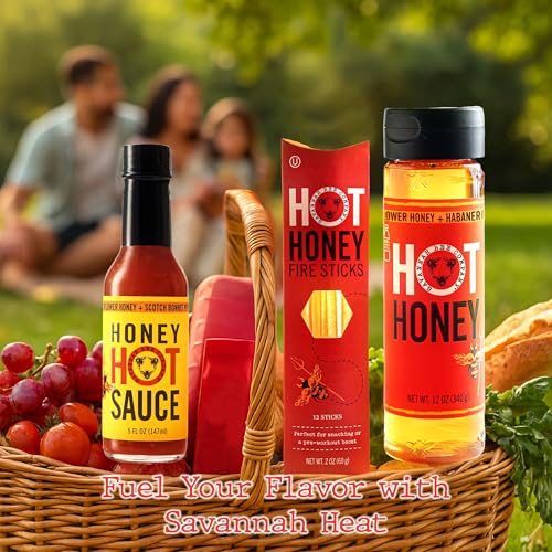 Set de regalo Hot Honey Box de Savannah Bee Company miniatura 3