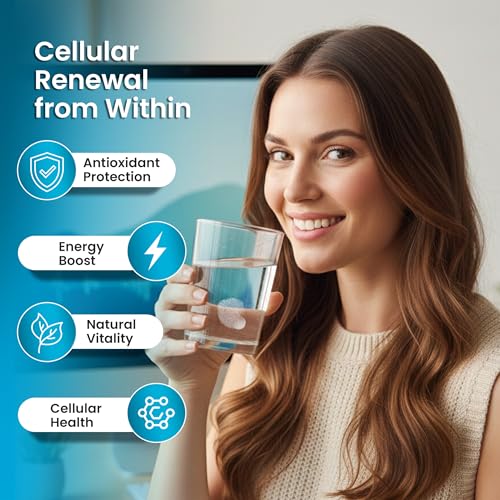 Image of Hydrogen Water Tablets 12 PPM - Molecular H₂ Tablets with Magnesium | h2 tab Lab Tested Antioxidant Support for Energy, Cellular Health, Recovery & Cognitive Function, 30 Count, Raspberry