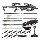 Killer Instinct Boss 405 FPS Deluxe Crossbow Package with Hunter's Accessory Bundle: Includes Bow, 9...