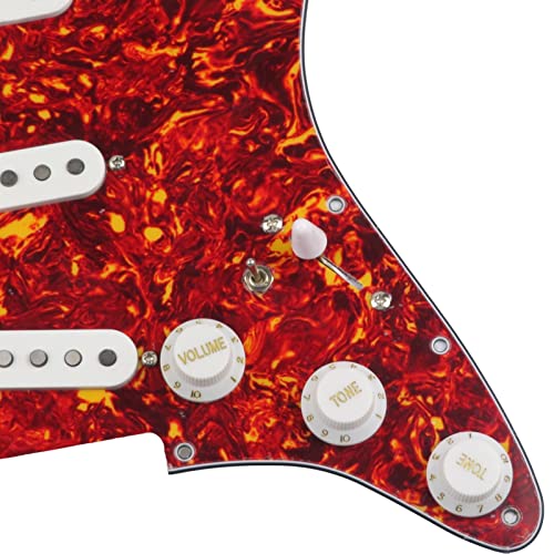 Loaded Guitar Pickguard Guitar Pickups Sss 60S Style Single Coils Alnico 5 Pickups 7-Way Loaded Prewired (Color : 12) #TOP3