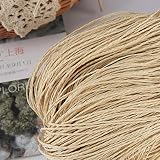 BBZ Chapeau d'été Fil Fil pour Tricoter 500G Raphia Paille Fil Crochet Fil pour Chapeaux à la Main paniers Artisanat, b