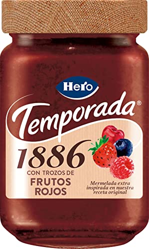 Hero Mermelada de Temporada 1886 con Trozos de Frutos Rojos 290gr