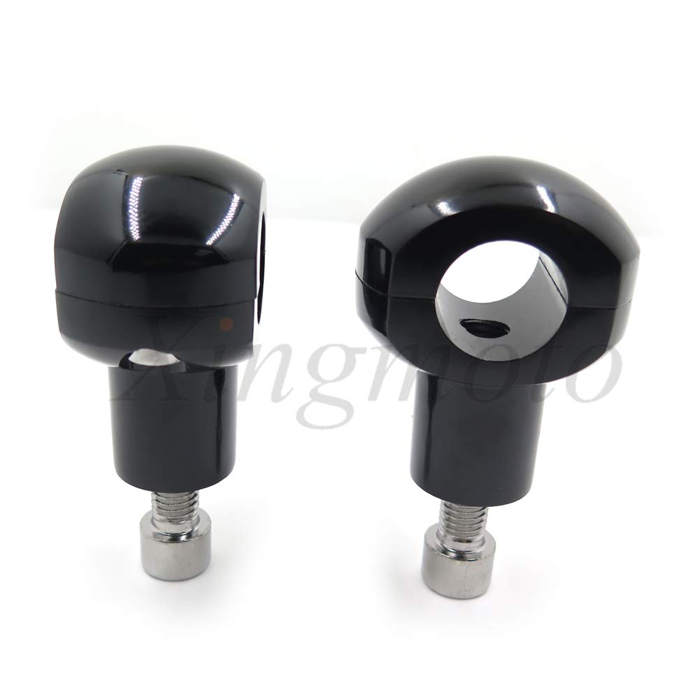 NBX- Motocykl Czarny 25 mm Średnica kierownicy Risers Pasuje do kierownic 1" na Yamaha Kawasaki Ducati Harley-Davidson Cruisers z odpinanymi mocowaniami prętowymi Gwiazda Szosowa Cienie
