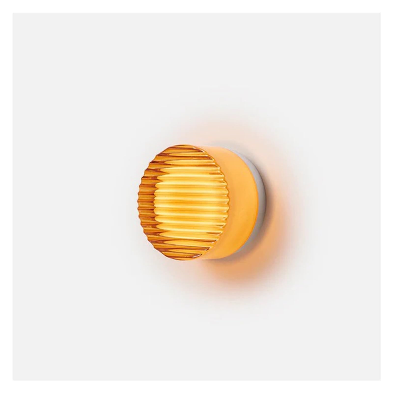 VALORCIRONA Mirror wall lamp Designer Simple Bedroom Bedside led Entrance Hall Corridor stairwell(Orange,Glass4000Kwarmlight)