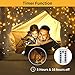Hoteril LED USB Lichtervorhang 2.4mx1.8m, Lichterketten vorhang mit 8 Modi mit Fernbedienung Timer, IP65, verstellbare Helligkeit Lichterkettenvorhang für Deko, Garten, Pavillon, Party, Schlafzimmer