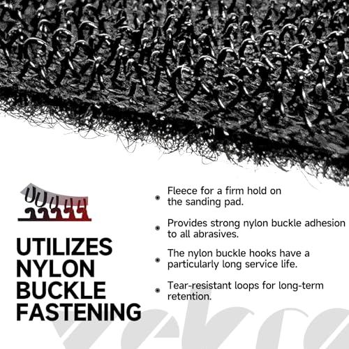 Shineboc 2 Stück Schleiftellerschoner Ø 125mm 44-Loch, zum Schützen von Schleiftellern mit Klettbelag, Zubehör Exzenterschleifer Schutzauflage