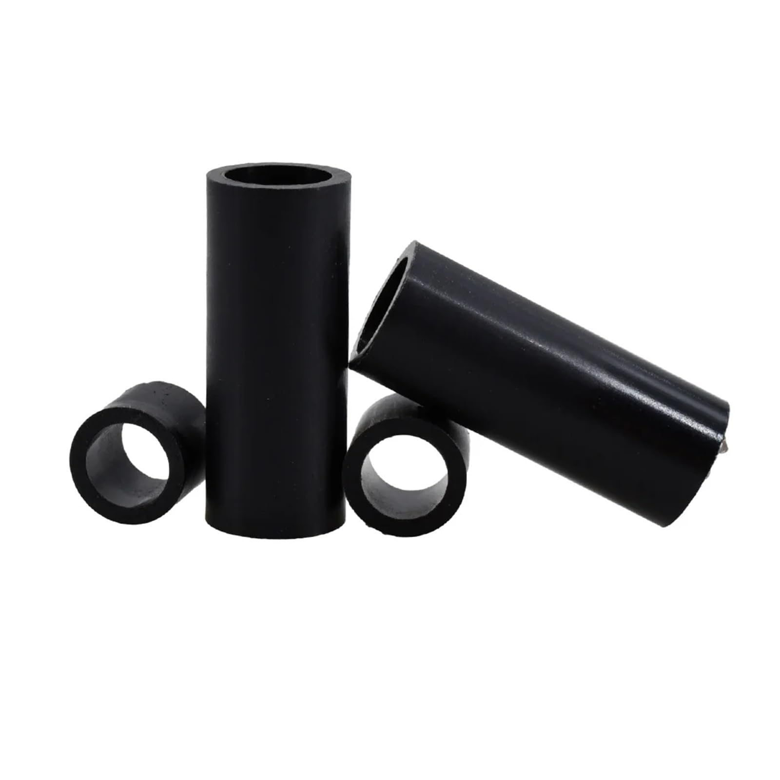 Abstandshalter, Abstandsbolzen, Unterlegscheibe, runde Säulen, schwarzes ABS, Nylon, hohl, ohne Gewinde, Abstandshalter for Leiterplattenhalterung, 100–1000 Stück(18mm(200Pcs),M8.2 (OD14))