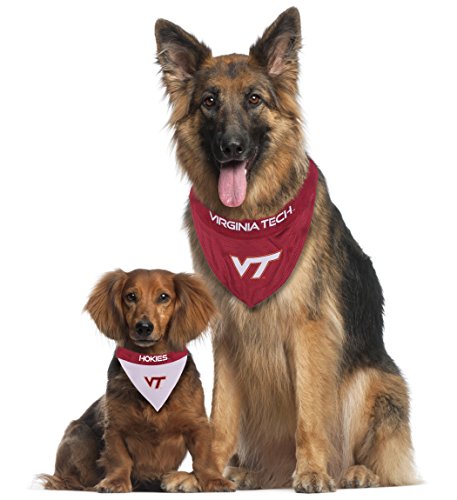 Pets First Collegiate Pet Accessories, Reversible Bandana, Virginia Tech Hokies, Small/Medium #TOP12